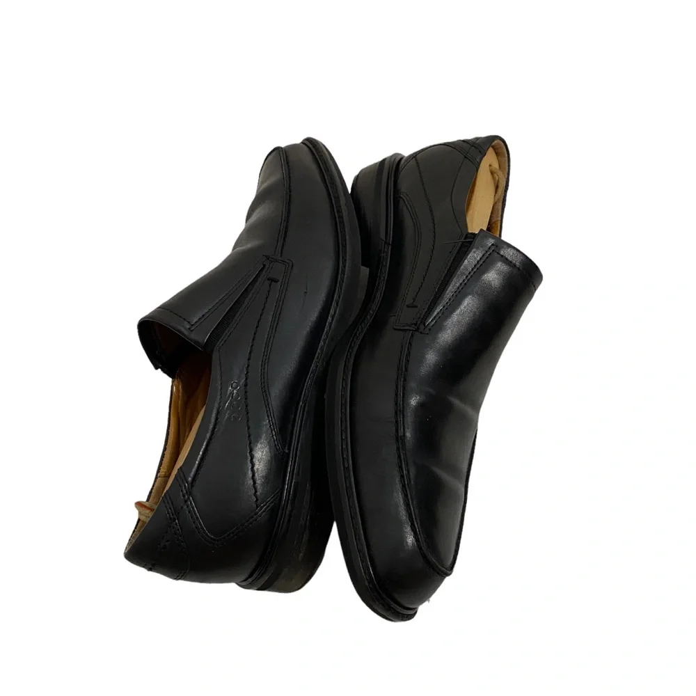 Ecco Men’s Black Slip On Shoes, Size 46/ 12 1/2